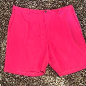 Chaps Red Flat Front Shorts